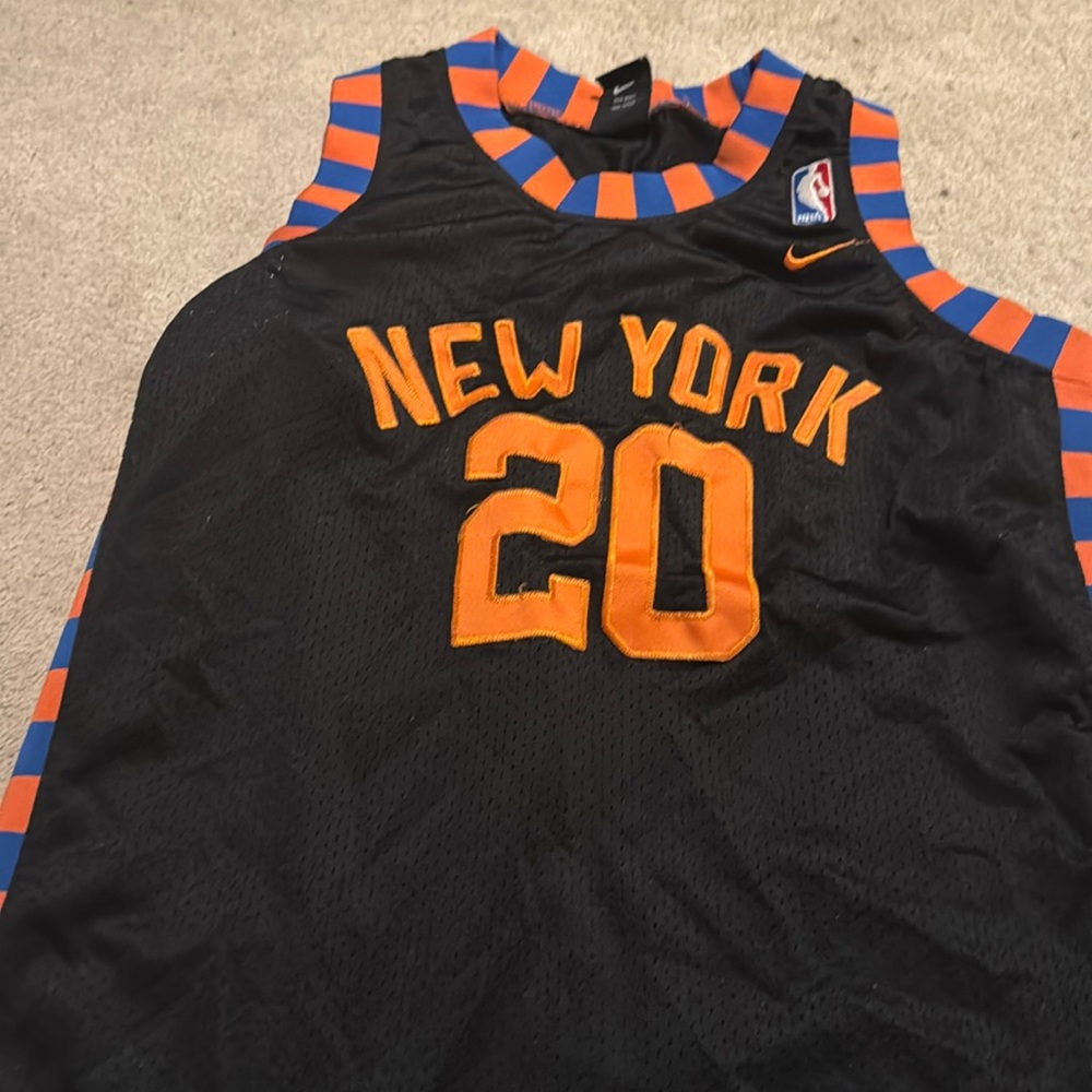 Black New York Jersey Numberer 20 Houston